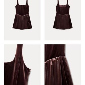 Zara Velvet Corset Dress